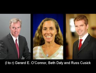 New Board Chairs, Gerard E. O'Connor, Beth Daly and Russ Cuscik