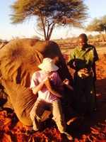 Joe enjoyed traveling to Africa for a safari.
