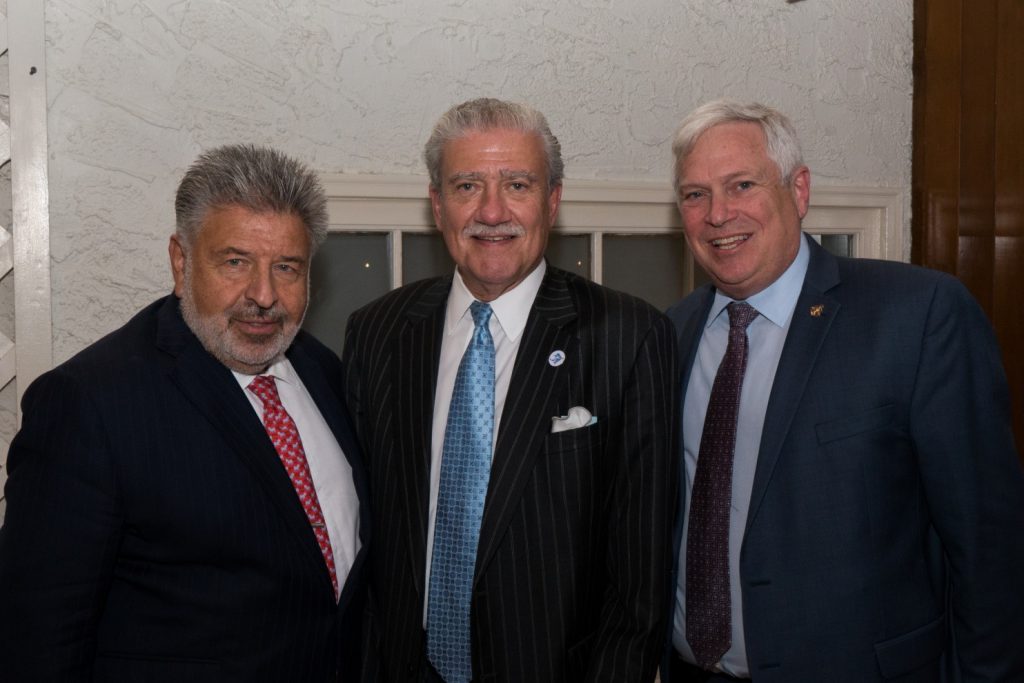 [L-R] FOUNDING PARTNERS - Steve W. Kess, Vice President Global Relations, Henry Schein, Inc and Executive Committee Project Accessible Oral Health; John D. Kemp, President & CEO, The Viscardi Center; Chairman, Project Accessible Oral Health; and Dr. Mark S. Wolff, Morton Amsterdam Dean (Effective 1 July 2018), University of Pennsylvania, School of Dental Medicine and Project Accessible Oral Health Executive Committee.