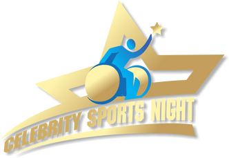 Celebrity Sports Night logo with gold star